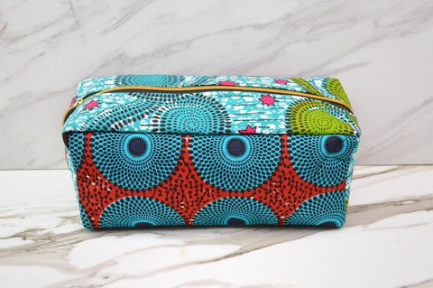 African Print Makeup Bag(mini)