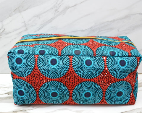 African Print Makeup Bag(medium)