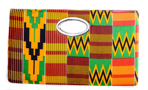 African Print Clutch