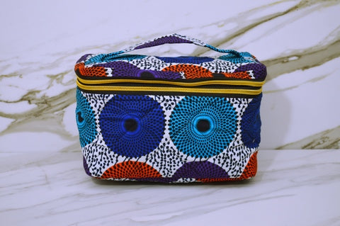 African Print Makeup Bag(large)